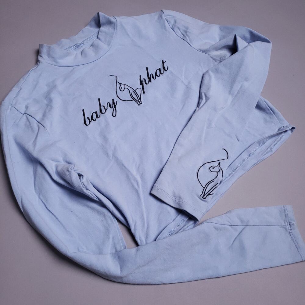 Vintage 90s Baby Phat Thermal Turtleneck long sleeve